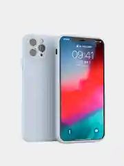 Ледяной чехол силиконовый с защитой камеры для Apple iPhone 11 Pro Max, с бархатной подкладкой