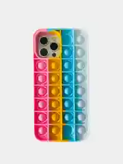 Белый чехол на  iPhone 7 Plus / 8 Plus, X/XS, 11,  / 12Pro /12 Pro Max Pop It