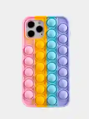 Фиолетовый чехол на  iPhone 7 Plus / 8 Plus, X/XS, 11,  / 12Pro /12 Pro Max Pop It