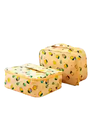 Желтый дорожная сумка, косметичка, органайзер