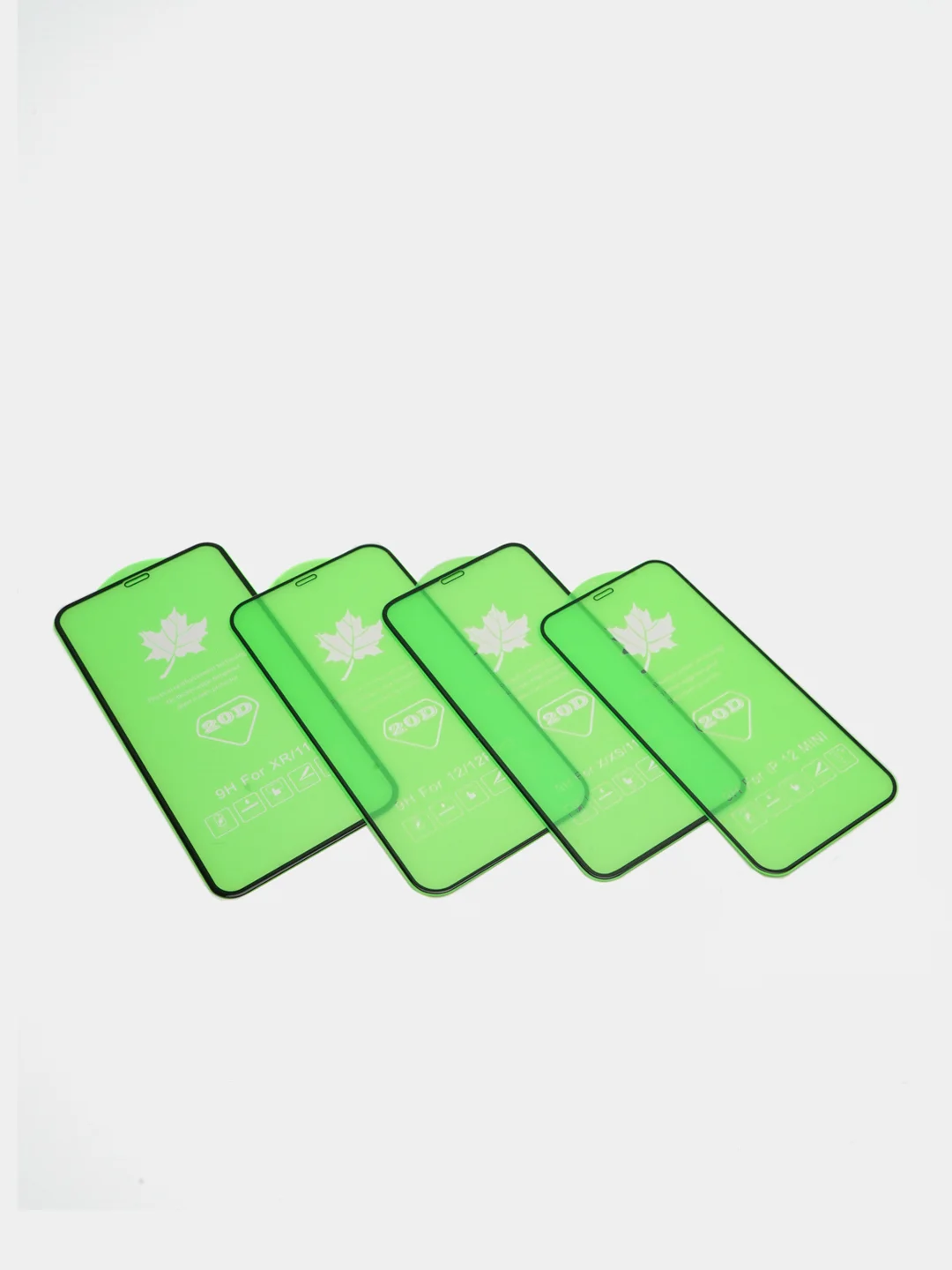 Защитное стекло 20D для Apple IPhone 6/7/7+/X/XS/XR/11/11pro/12/12pro / Закругленные края