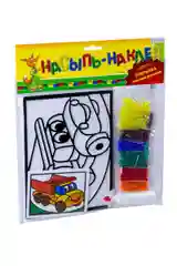 Набор для творчества "Насыпь-наклей" (Машина), фабрика игрушек ЭРА