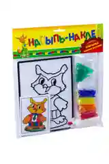 Набор для творчества "Насыпь-наклей" (Сова), фабрика игрушек ЭРА