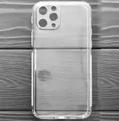 Силиконовый прозрачный чехол для Айфон 11 PRO MAX