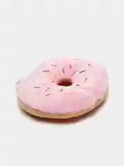 Розовый пончик пищалка, игрушка для собак и кошек
