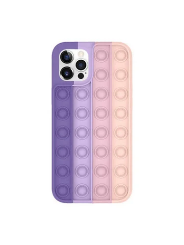 Бирюзовый чехол на Apple Iphone 7/8/SE, 7+/8+, XR, 12, 12 Pro Max поп ит/пуппырка антистресс