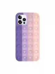 Бирюзовый чехол на Apple Iphone 7/8/SE, 7+/8+, XR, 12, 12 Pro Max  поп ит/пуппырка антистресс