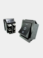 Переключатель клавишный KCD4 B-203, черный