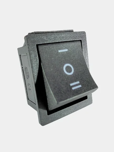 Переключатель клавишный KCD4 B-203, черный