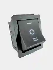 Переключатель клавишный KCD4 B-203, черный