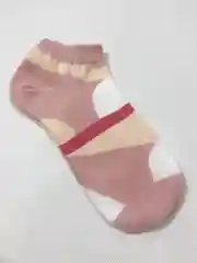 Розовый цветные носки короткие