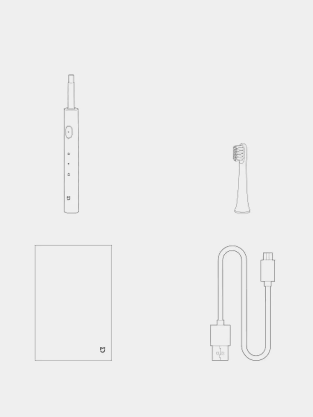 Бирюзовый электрическая зубная щетка Xiaomi Mijia Sonic Electric Toothbrush T100, MES603