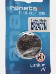 Батарейка Renata CR2477N, CR2477, CR 2477 N 3V, 950mAh, литиевая