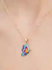 Цепочка на шею, с подвеской, из комплекта "Бабочка"