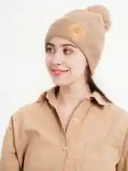Белый шапка с помпоном, 5 цветов