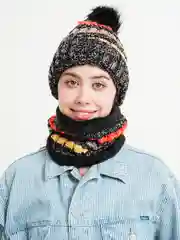 Шапка с помпоном, 4 цвета