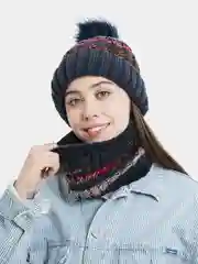 Шапка с помпоном, 4 цвета