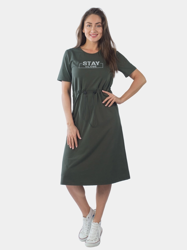 Платье женское STAY close КЛП1470П2 хаки