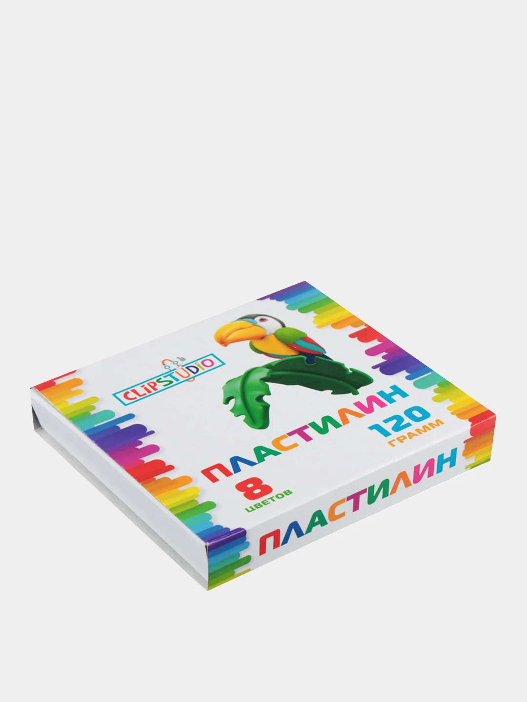 Пластилин 8 цветов 120 грамм
