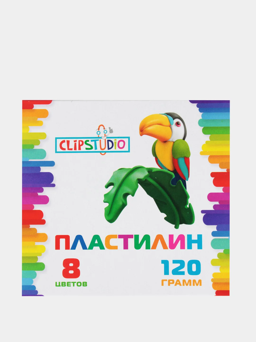 Пластилин 8 цветов 120 грамм