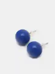 Синий серьги цветные