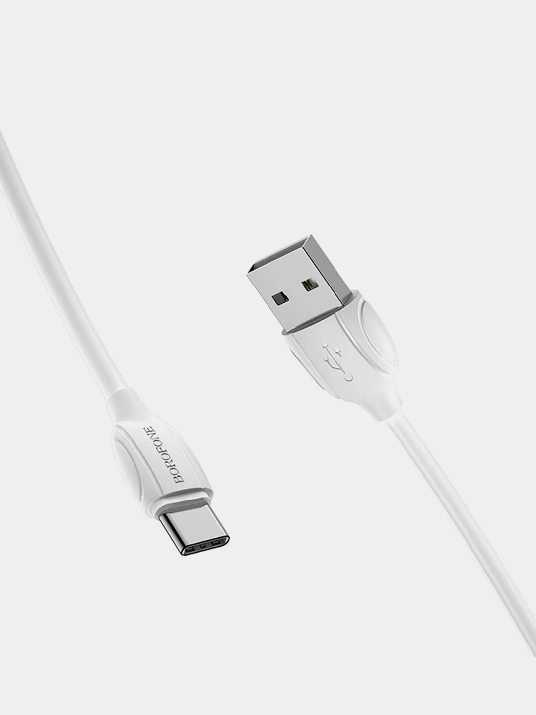 Белый кабель зарядный Borofone BX19 Type-C, для Android