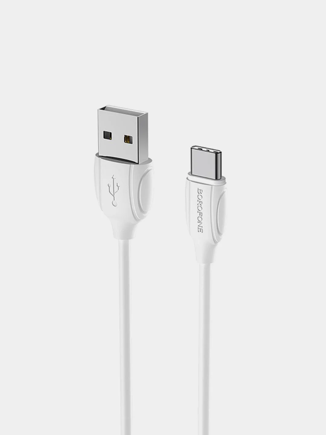 Белый кабель зарядный Borofone BX19 Type-C, для Android