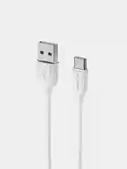Белый кабель зарядный Borofone BX19 Type-C, для Android