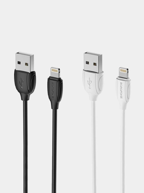 Кабель зарядный Borofone BX19 (1м, USB/Lightning) для Apple iPhone