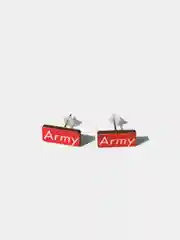 Серьги-пусеты  BTS "Army"