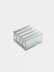 5 штук Радиатор 8.8x8.8x5.1мм с теплопроводящей клейкой лентой