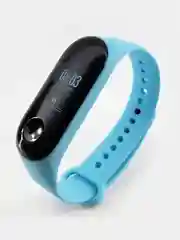 Голубой силиконовый ремешок Xiaomi Mi Band 3 и Band 4
