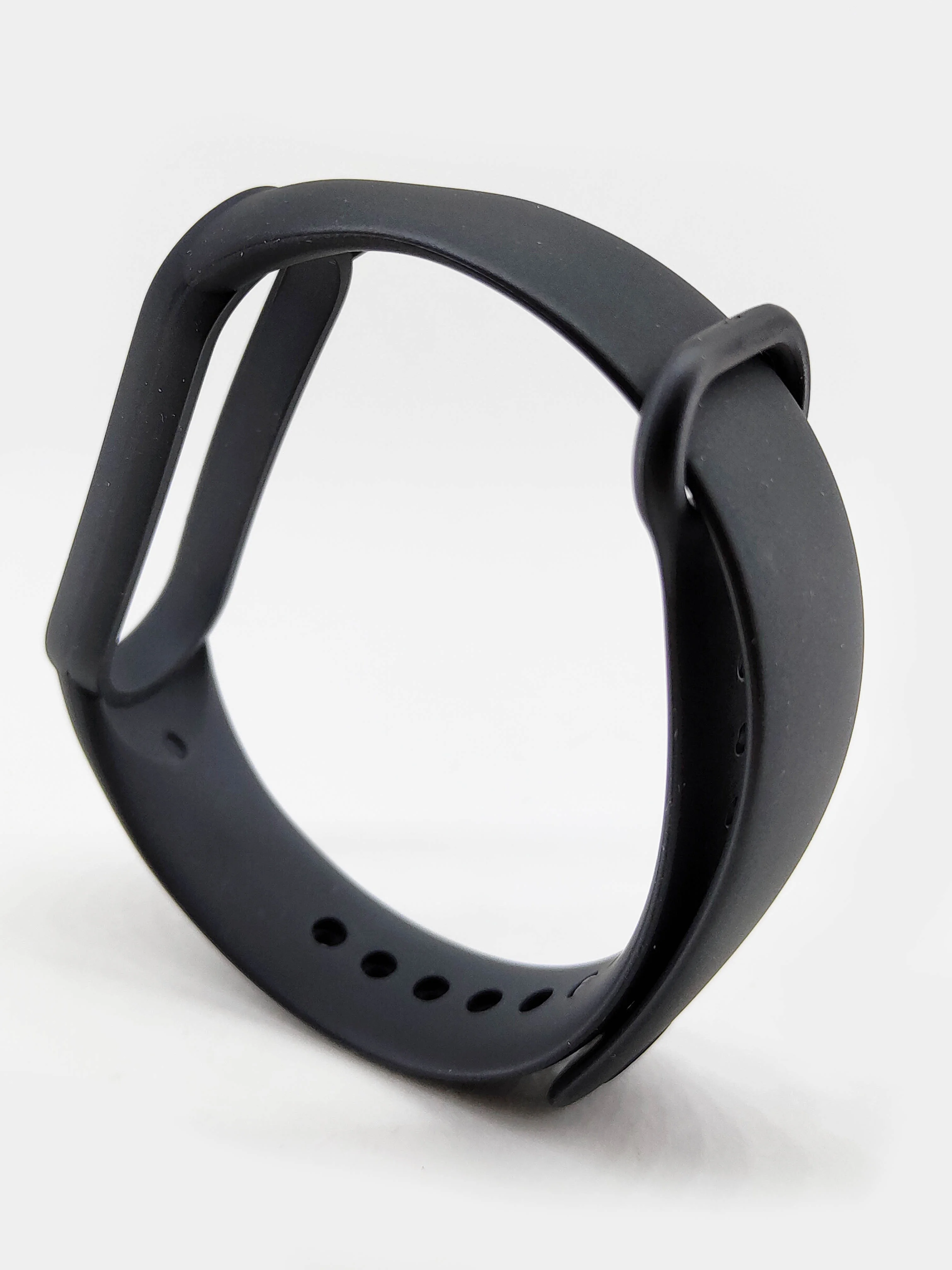 Черный силиконовый ремешок Xiaomi Mi Band 5 / Band 6
