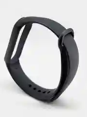 Черный силиконовый ремешок Xiaomi Mi Band 5 / Band 6
