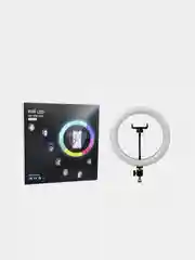 Кольцевая лампа RGB YC260R многоцветная, 26 см