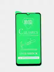 Гибкое защитное стекло CERAMICS для Samsung A03, A12, A32 5G, OPPO A15 с черной рамкой
