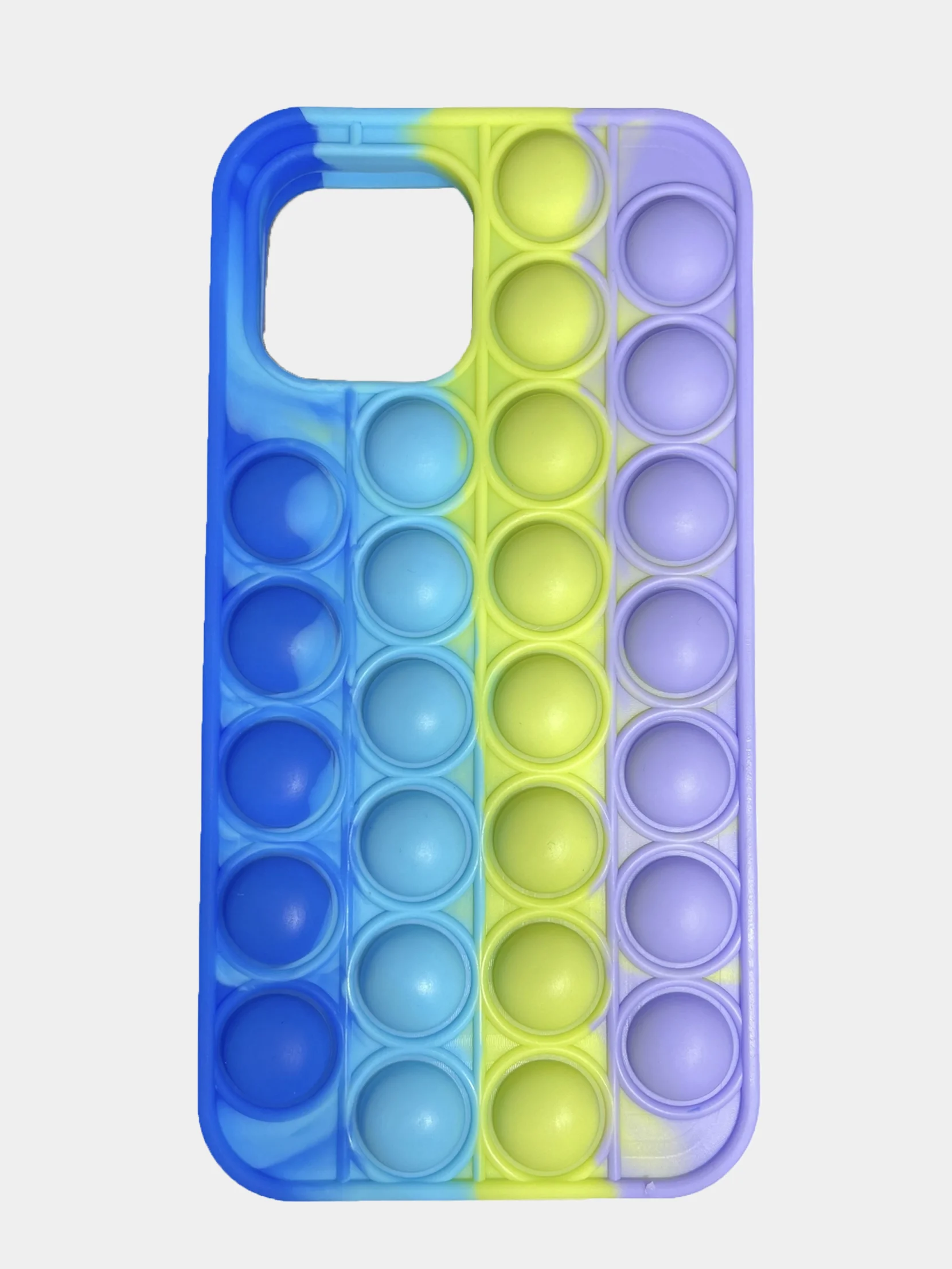 Пурпурный защитный чехол на iPhone 12 Pro Max, Поп-ит (Pop it)