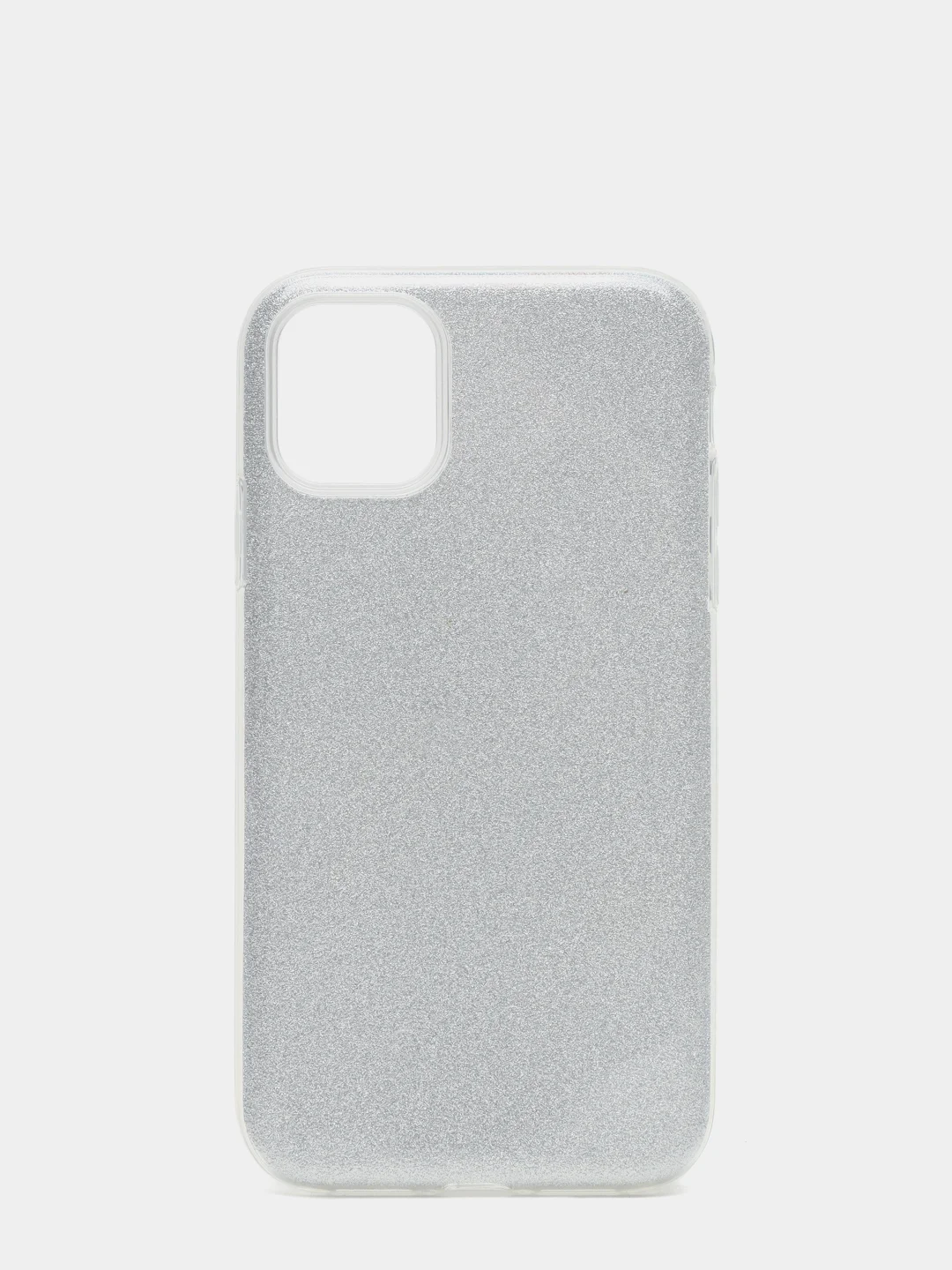 Серебряный чехол iPhone 11 силиконовый