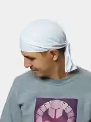 Белый бандана спортивная, дышащая