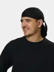 Черный бандана спортивная, дышащая