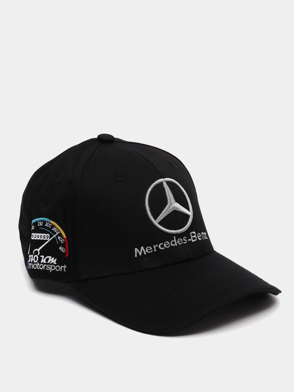 Бейсболка / кепка мужская / женская / унисекс с объемной вышивкой Mercedes-Benz / Мерседес