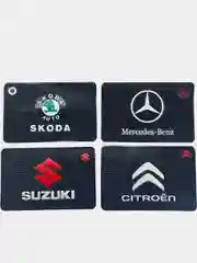 Противоскользящий коврик на панель с логотипом автомобиля (не липкий) Citroen, Mazda, Ford