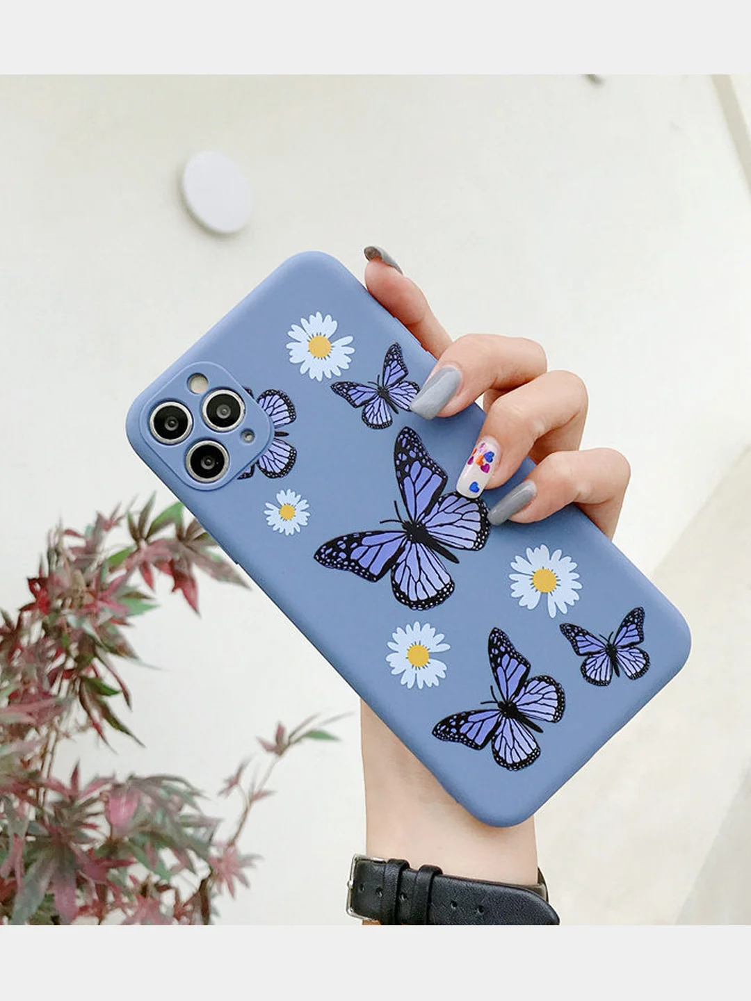 Голубой чехол для iPhone 6 / 6s, 7 / 8 / SE2020, 7 plus / 8 plus, X / XS, XR, 11