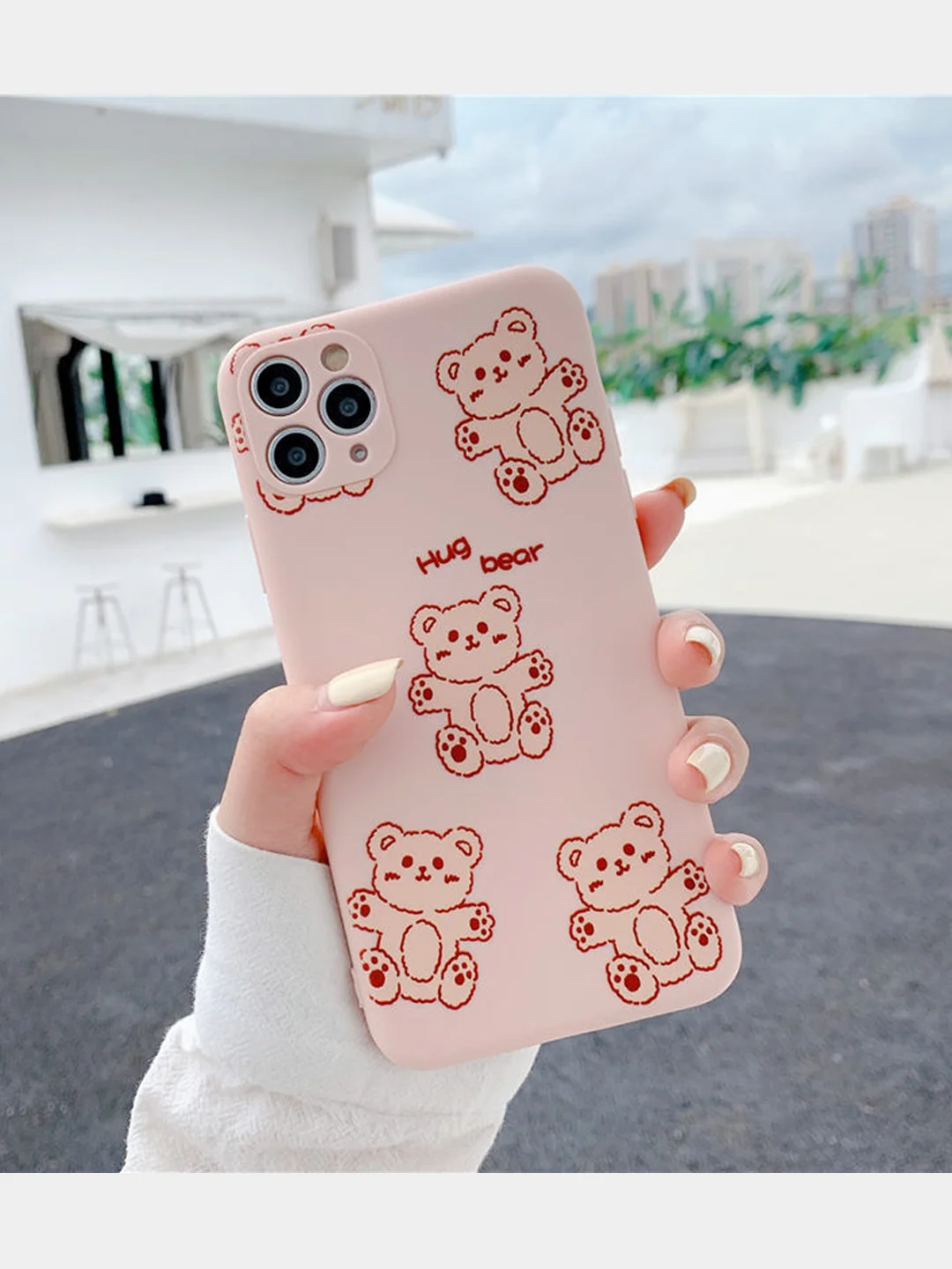 Коралловый меланж чехол для iPhone 6 / 6s, 7 / 8 / SE2020, 7 plus / 8 plus, X / XS, XR, 11