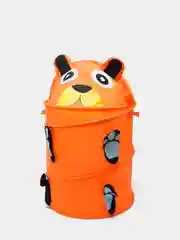 Оранжевый круглая корзина для игрушек