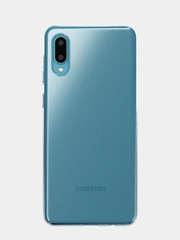 Чехол прозрачный на Samsung Galaxy A02, силиконовый