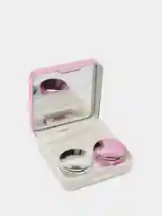Розовый футляр для контактных линз