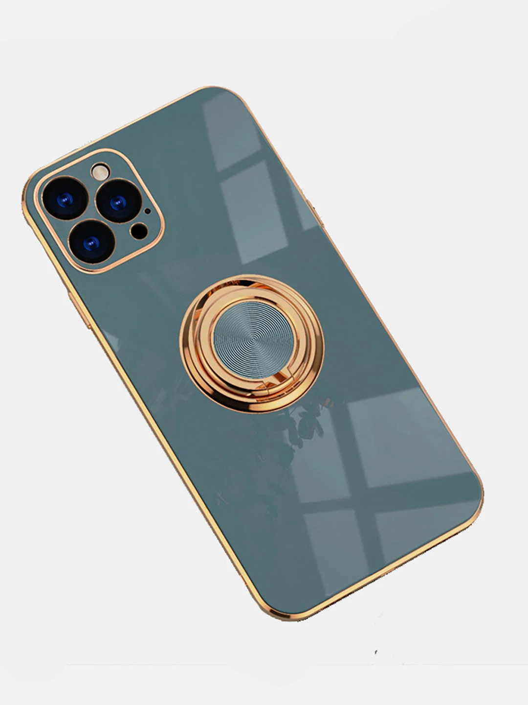 Серый чехол с кольцом для Apple iPhone 11, 11Pro, 11ProMax,iPhone 12,12Pro,12ProMax, iPhone13Pro