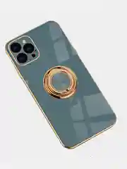 Серый чехол с кольцом для Apple iPhone 11, 11Pro, 11ProMax,iPhone 12,12Pro,12ProMax, iPhone13Pro