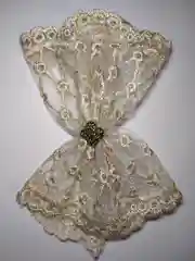 Серебряный ретро заколка